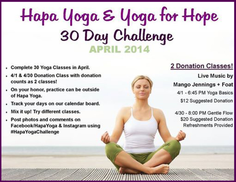 Flyersup Yoga Challenge At Hapa Yoga San Go Ca